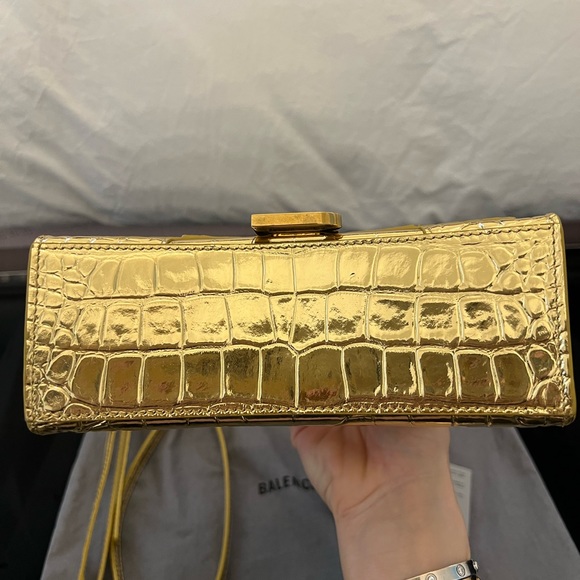 Balenciaga Gold Handbag w/ Shoulder Strap - Picture 5 of 7